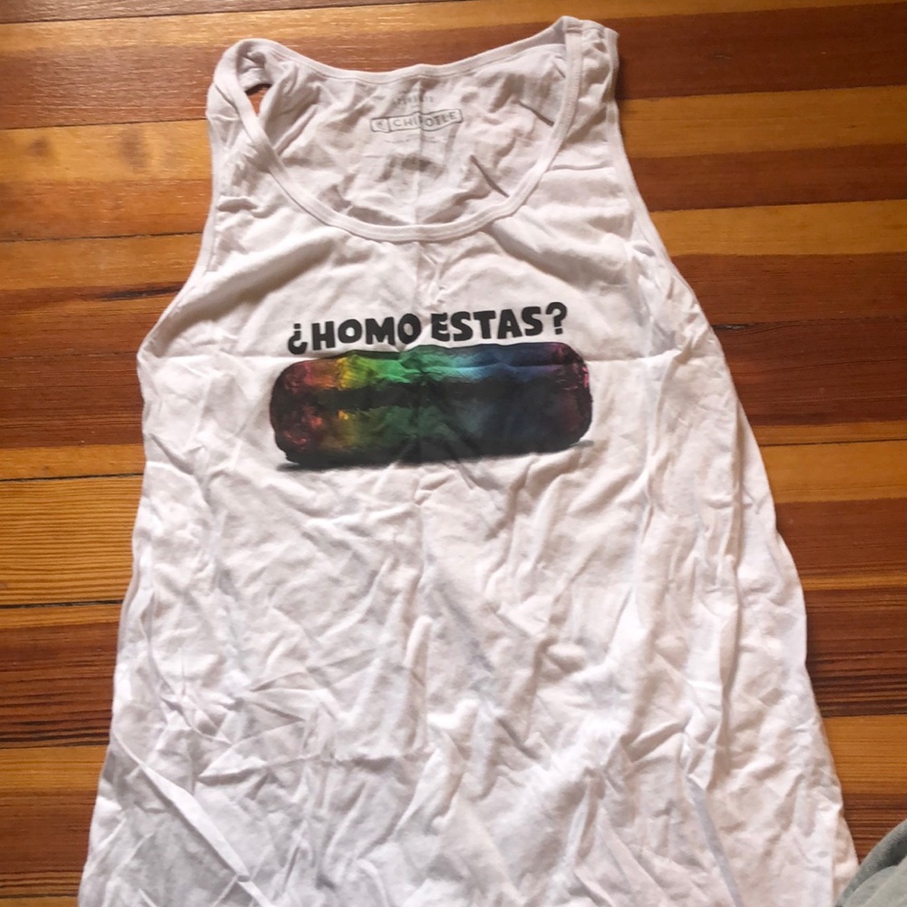 Chipotle Gay Pride Tank Top